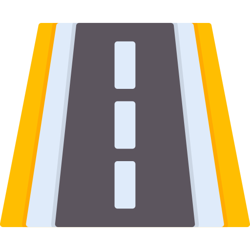 autostrada Generic Flat icona