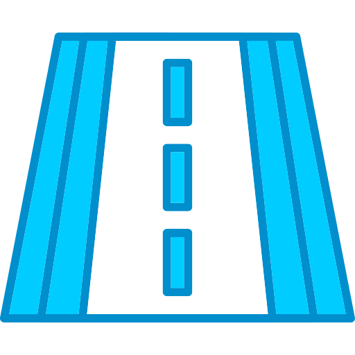 고속 도로 Generic Blue icon