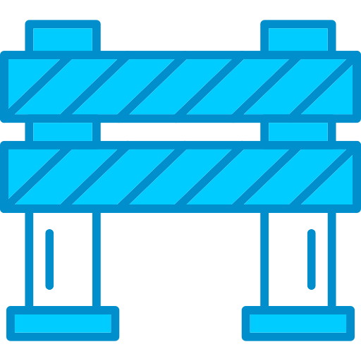 Barrier Generic Blue icon