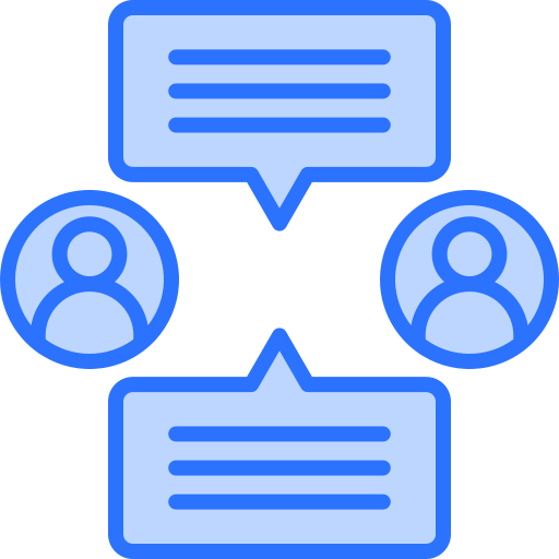 diskussion Generic Blue icon