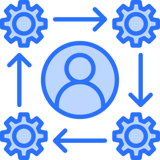 gestión de equipos Generic Blue icono