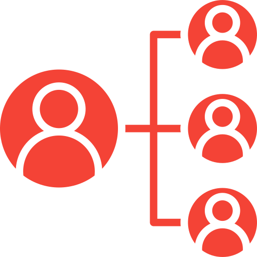 Структура организации Generic Flat иконка