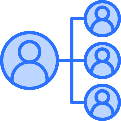 組織構造 Generic Blue icon
