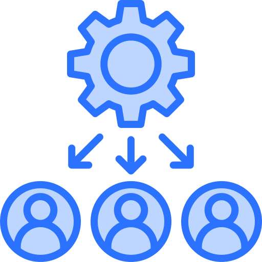 gestione della squadra Generic Blue icona