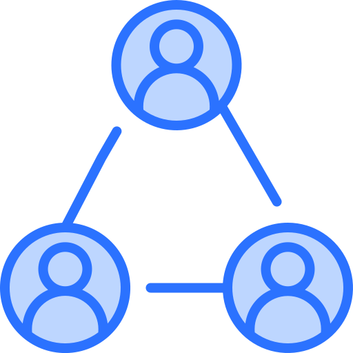 rete sociale Generic Blue icona