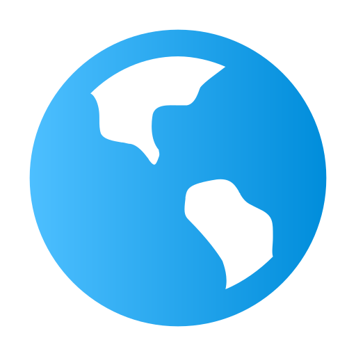 지구 Generic Flat Gradient icon