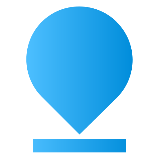 alfiler de mapa Generic Flat Gradient icono