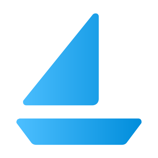 Sailboat Generic Flat Gradient icon