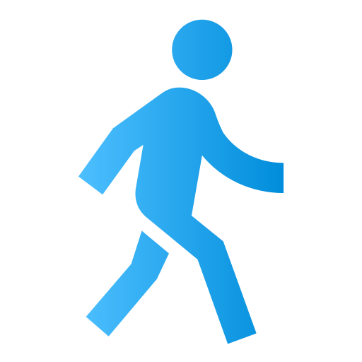caminar Generic Flat Gradient icono