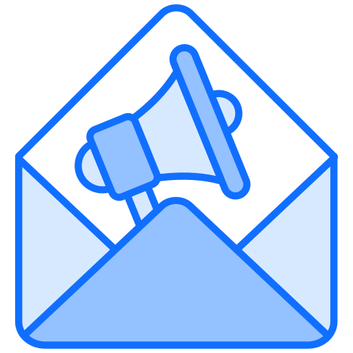 correo de propaganda Generic Blue icono