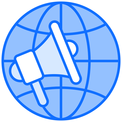 Global marketing Generic Blue icon