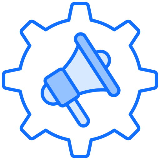 마케팅 자동화 Generic Blue icon