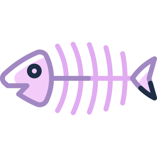 생선 뼈 Special Meteor Lineal color icon