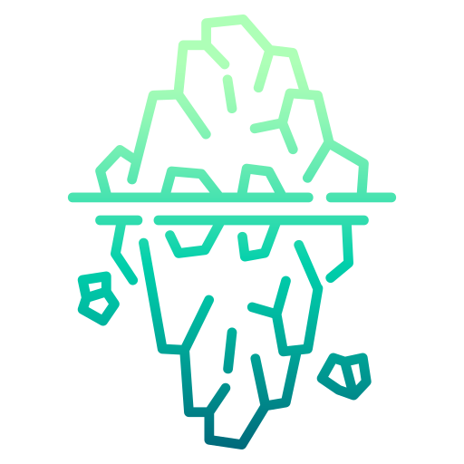 Iceberg Generic Gradient icon