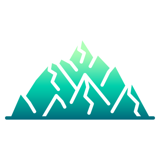 montagna Generic Flat Gradient icona