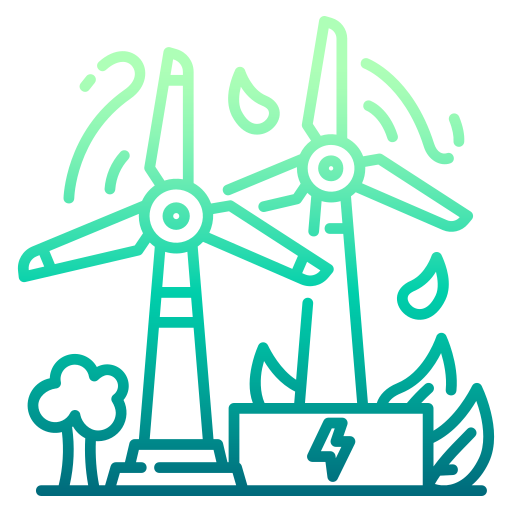 Wind mill Generic Gradient icon
