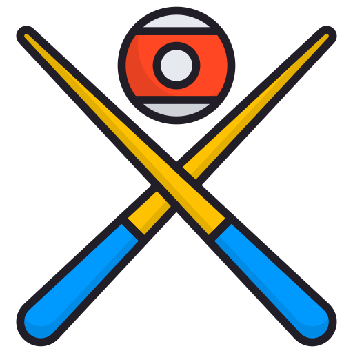 ビリヤードボール Generic Outline Color icon