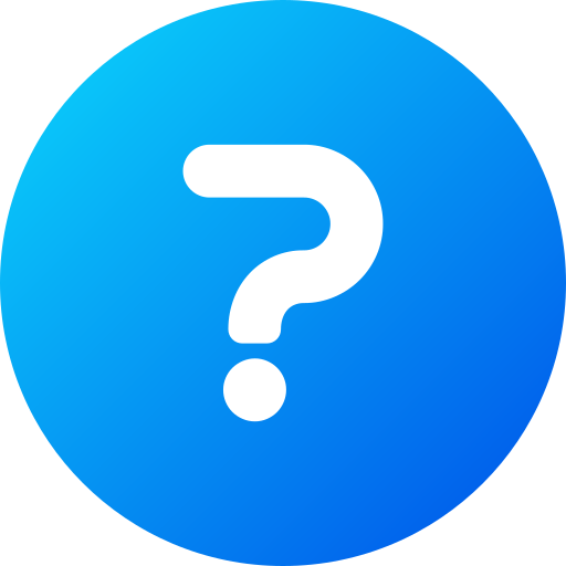 Question Generic Flat Gradient icon