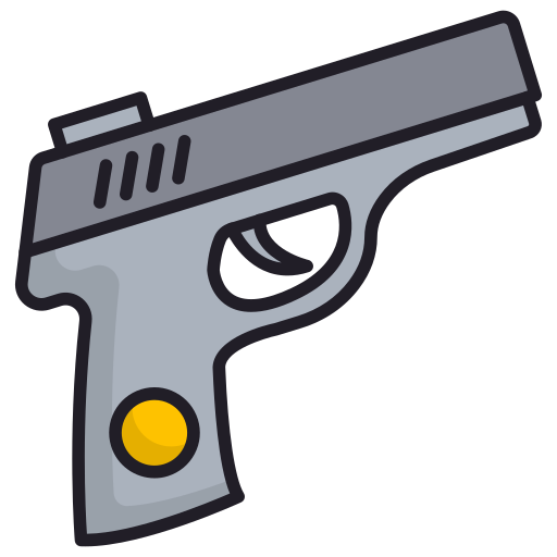 pistola Generic Outline Color icona
