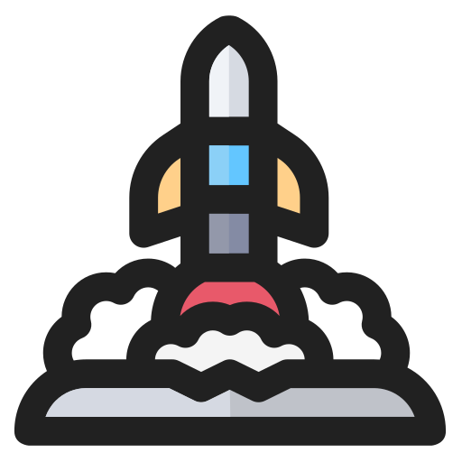raket lancering Generic Outline Color icoon