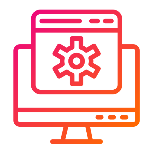 ウェブ設定 Generic Gradient icon