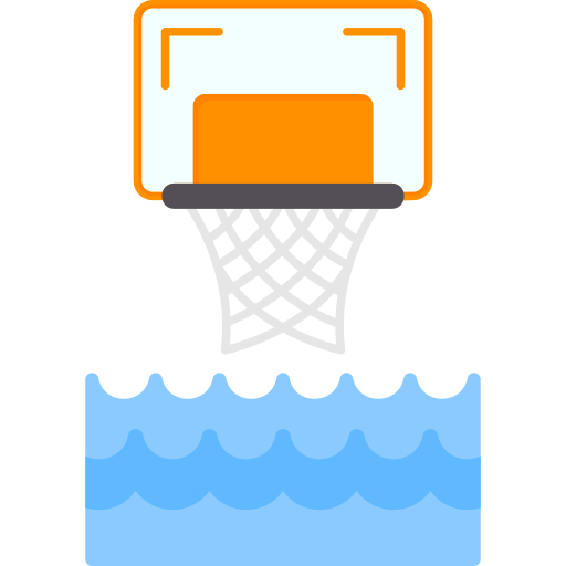 waterbasketbal Generic Flat icoon