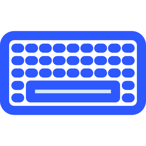 Keyboard Generic Blue icon