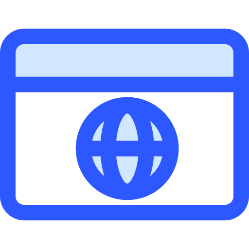ブラウザ Generic Blue icon