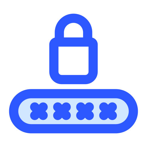mot de passe Generic Blue Icône