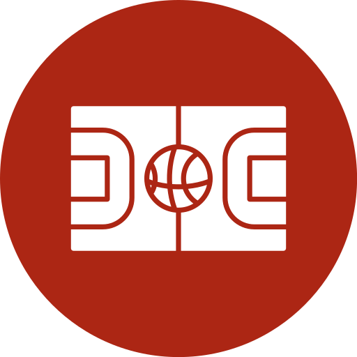 Basketball court Generic Mixed icon
