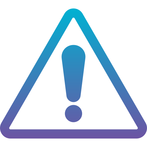 Warning Generic Flat Gradient icon