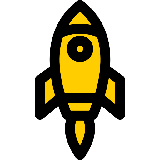 cohete Generic Outline Color icono