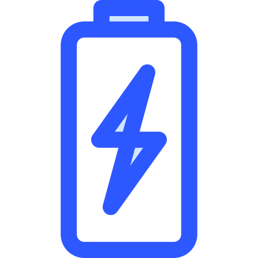 Charging battery Generic Blue icon