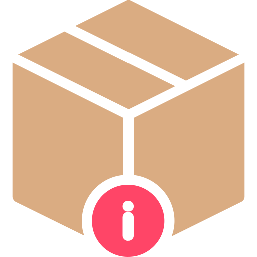caja de cartón Generic Flat icono