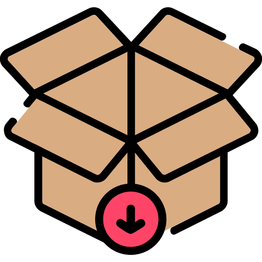 Cardboard box Generic Outline Color icon