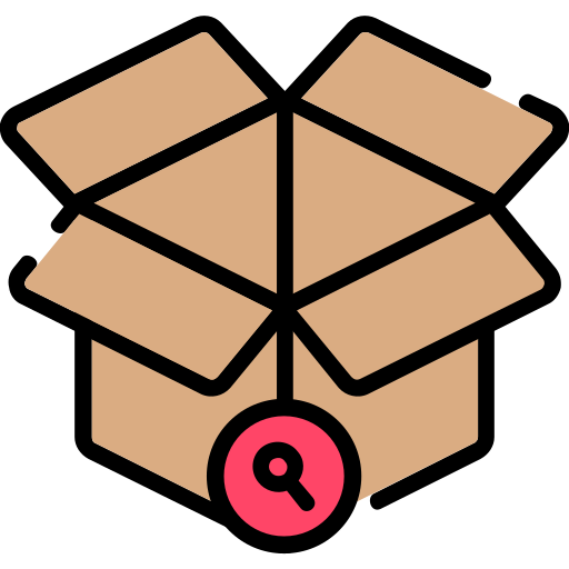 pudełko kartonowe Generic Outline Color ikona