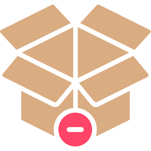 Картонная коробка Generic Flat иконка