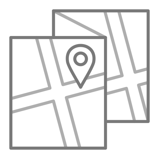 mapa Generic Grey ikona