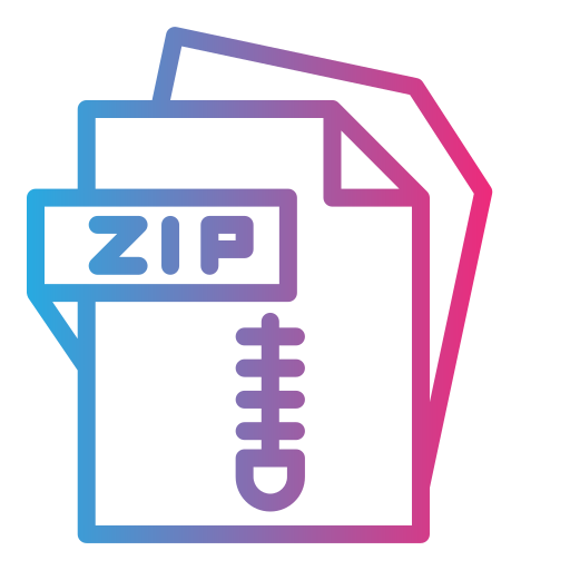 Zip file Generic Gradient icon