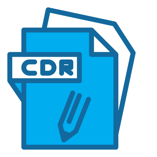 cdr-datei Generic Blue icon
