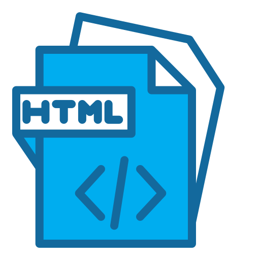 html-datei Generic Blue icon