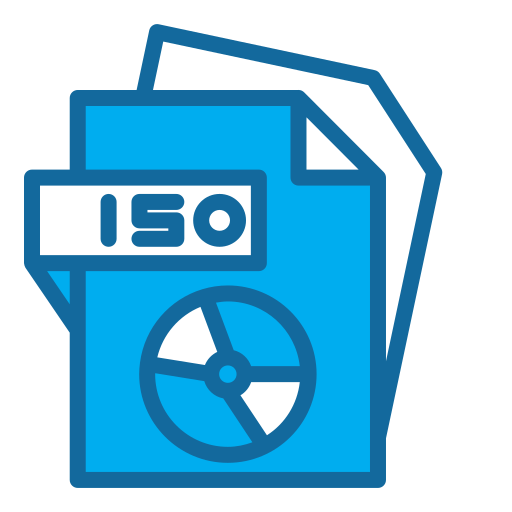 isoファイル Generic Blue icon
