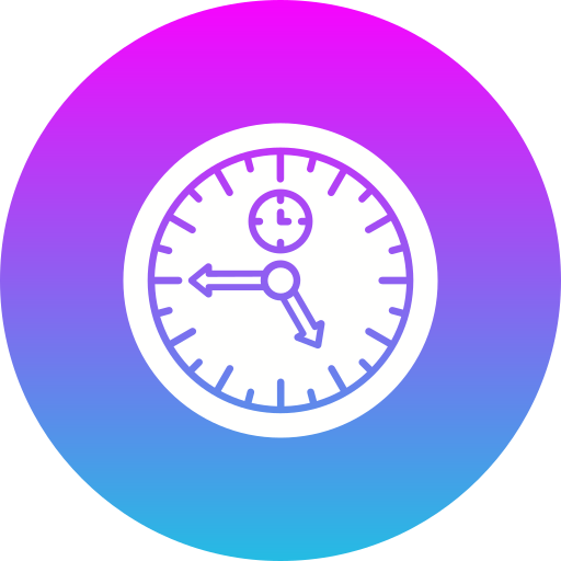 時計 Generic Flat Gradient icon