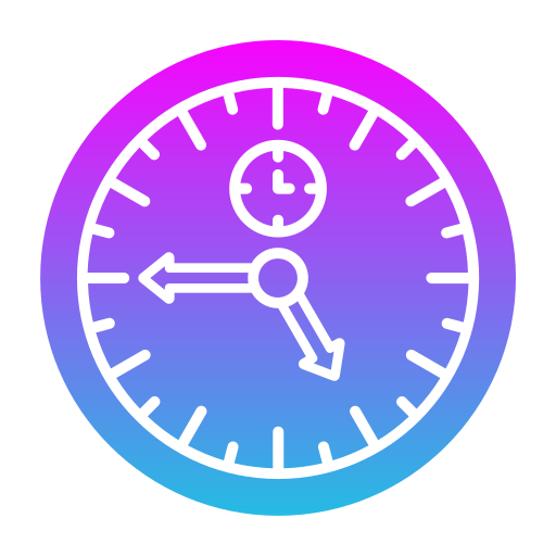 時計 Generic Flat Gradient icon