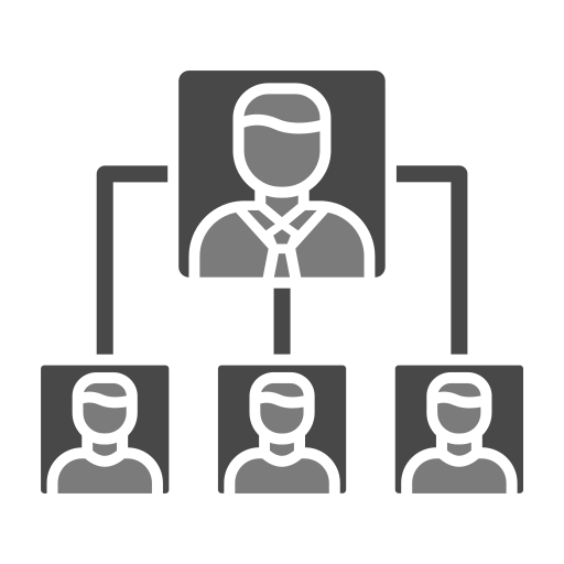 organisationsstruktur Generic Grey icon