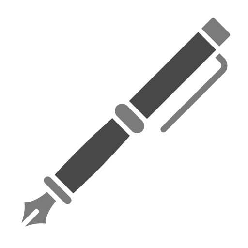 Перьевая ручка Generic Grey иконка