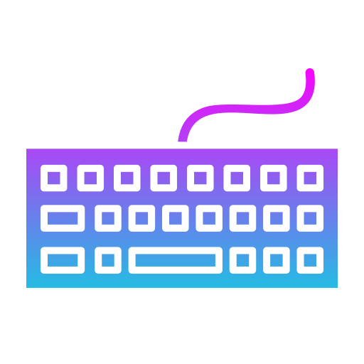 tastatur Generic Flat Gradient icon