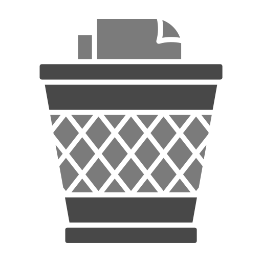 Recycle bin Generic Grey icon