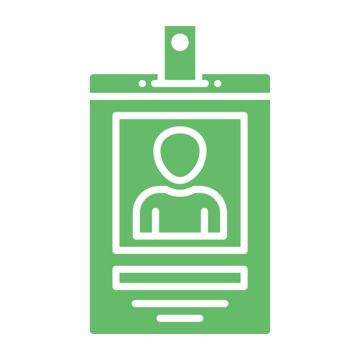 Id card Generic Flat icon