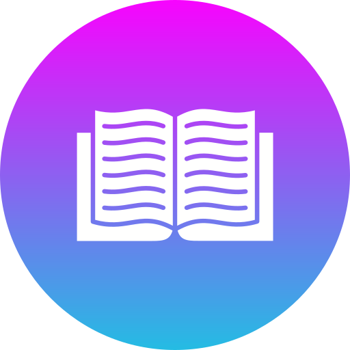 boek Generic Flat Gradient icoon